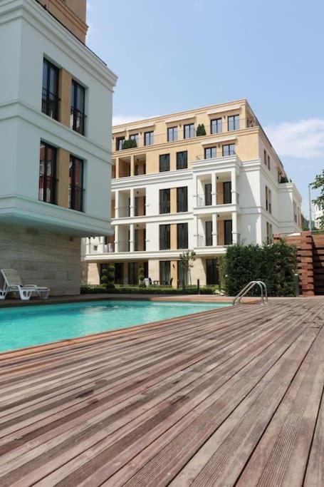 Apartment In Evargreen Complex With Terrace Varna Exteriér fotografie